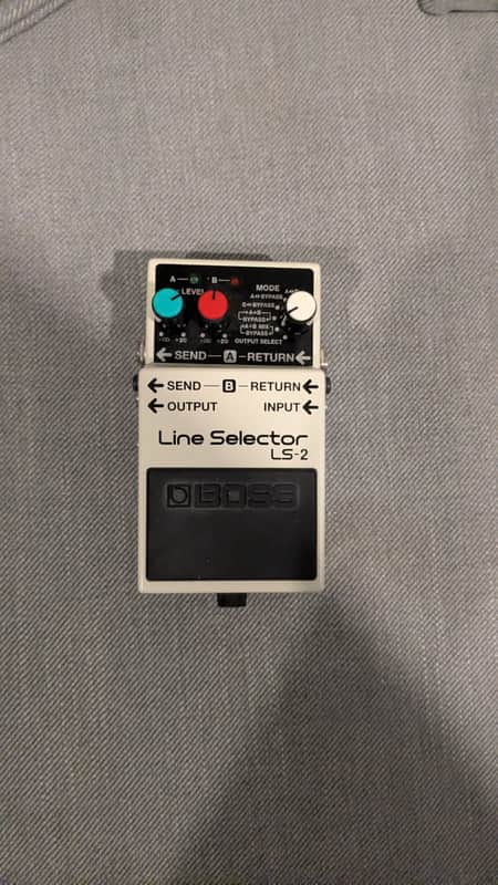 Boss LS-2 Line Selector (Silver Label) 1991 - Present - White image 1