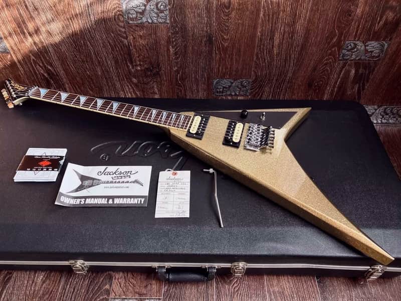 Jackson Custom Shop Randy Rhoads RR  2010 Gold Metal Flake image 1