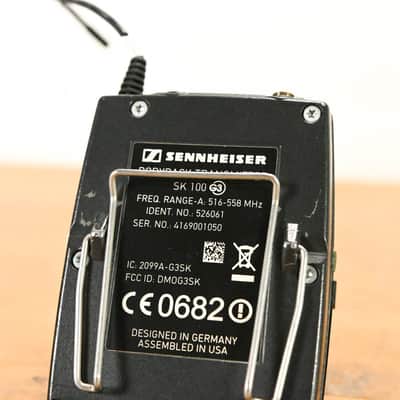 Sennheiser ew 100 G3 Bodypack Wireless System - A Range NO POWER SUPPLY CG01YQN image 16