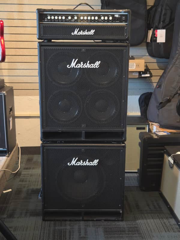 Marshall MB MB450H Bass Amp Full Stack image 1