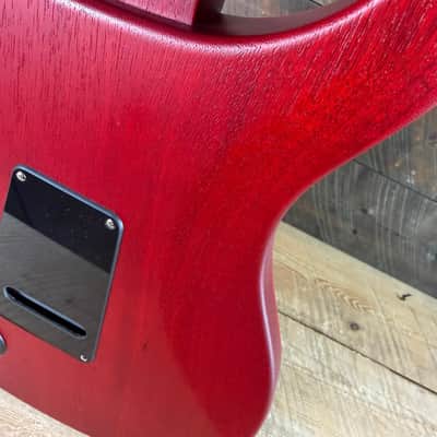 PRS S2 Wood Library Special Semi-Hollow Quilted Top Ebony Fretboard Satin Bonnie Pink Cherry Burst  S2088417 image 14