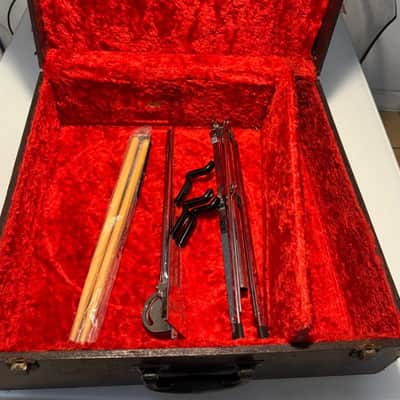 Slingerland "Time Capsule" 60's Hollywood Ace 5X14 WMP case, solid snare stand, unopened sticks image 14