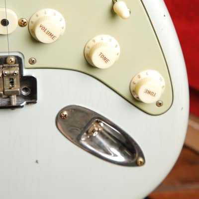 Fender Custom Shop 1959 Stratocaster Journeyman Relic Super Faded Aged Sonic Blue image 7