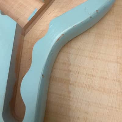 Alder Daphne Blue Jazzmaster Style Body Relic Nitro image 4