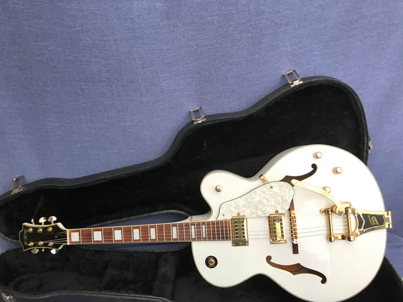 Shine Semi acoustic electric Guitar-HS-943 made in Korea late 9o's inc hard case. image 1