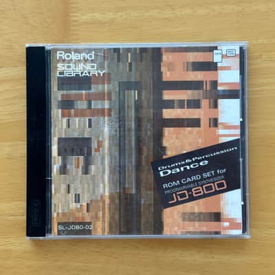 Roland SL-JD80-02 Drums & Percussion Dance ROM Card SET // JD-800 & 990 image 1