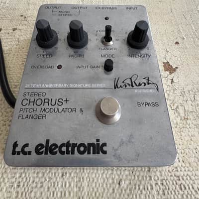TC Electronic SCF 25th Anniversary Special Edition Stereo Chorus + Pitch Modulator & Flanger - Rare image 1