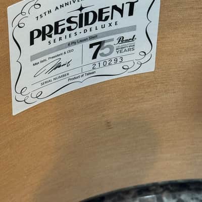 Pearl President Deluxe Series 26/16/14/13 - Blue Ripple image 13