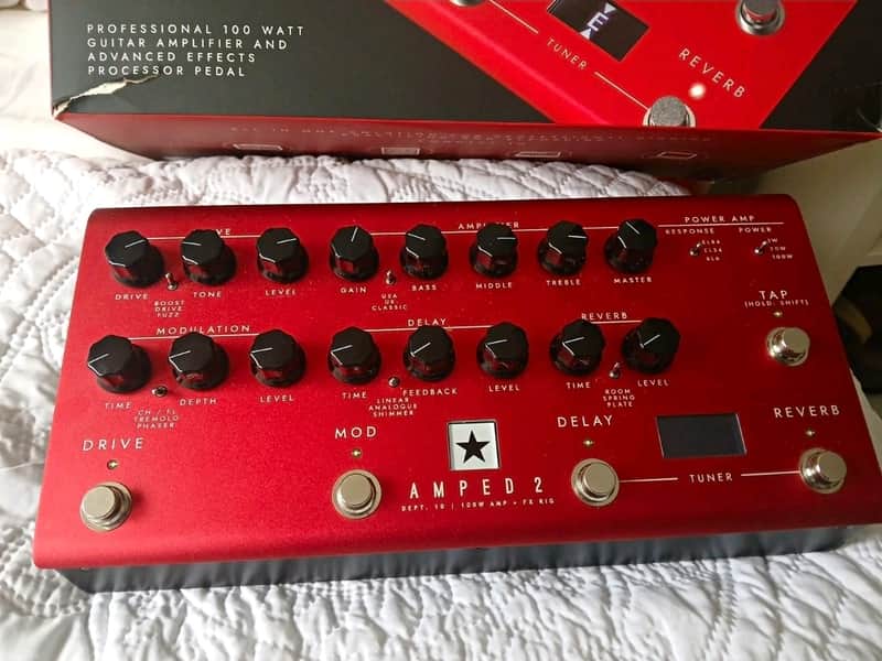 Blackstar AMPED 2 Dept. 10 100-Watt Guitar Amp Pedal 2023 - Present - Red image 1