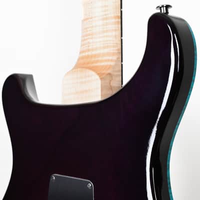 PRS Custom 24 w/ 10-Top, Brazilian Rosewood, DMO Pickups- Aquableux Purple Burst 2026 (0419215) image 17