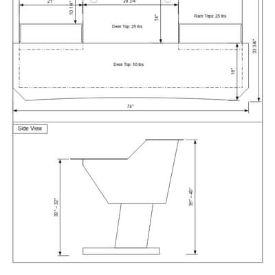 M Gear Design Stealth - Recording Studio Desk image 4