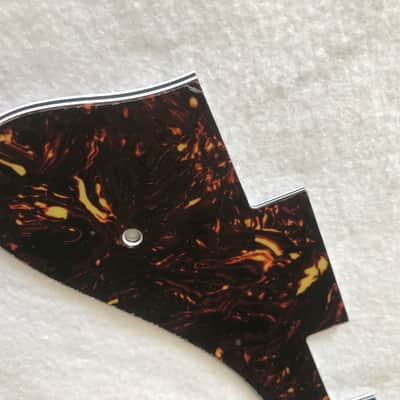 Fits Epiphone ES-339 Guitar pickguard Scratch Plate,4 Ply Brown Tortoise image 5