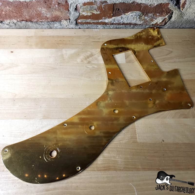 Guyatone / Kent MIJ Bass Pickguard (1960s Gold - Anodized Aluminum) image 1