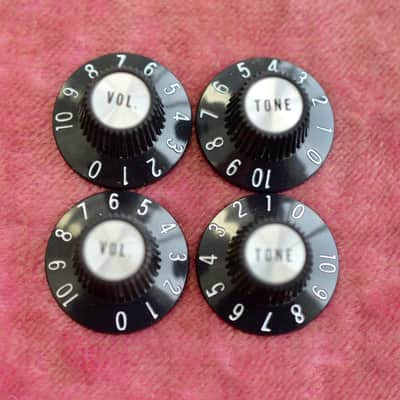 Vintage 1960's Gibson Witchhat Knob Set Witch Hat SG Standard ES-335 ES175 image 1