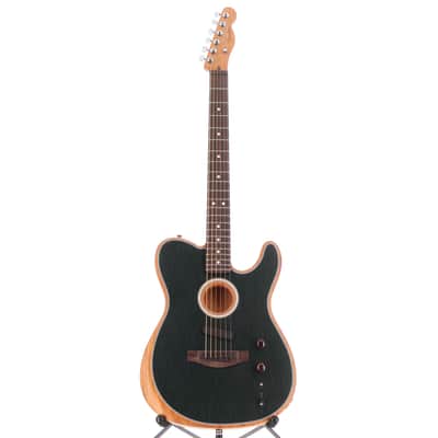 Fender Certified Pre-Owned Acoustasonic Player Telecaster, Rosewood Fingerboard, Brushed Black (S10) (02095) image 5