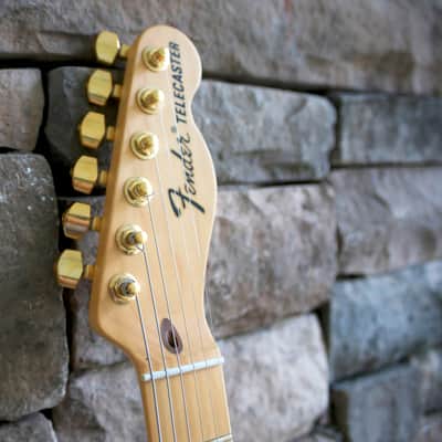 Fender American Deluxe Professional Telecaster Ash with Maple Fretboard 2011 - 2016 - Natural Blonde W/Gold Hardware image 6