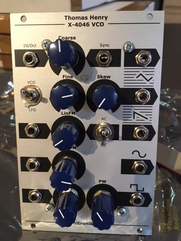 Fonitronik Thomas Henry X-4046 VCO Eurorack Module Silver image 1