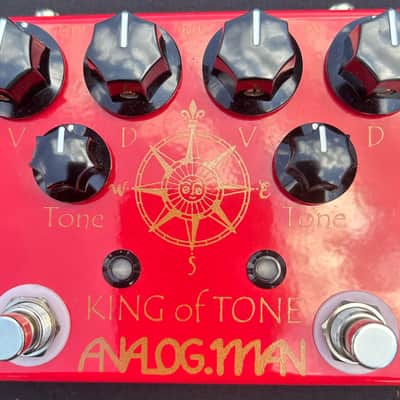 Analogman King of Tone V4 with Red Side High Gain Option image 1