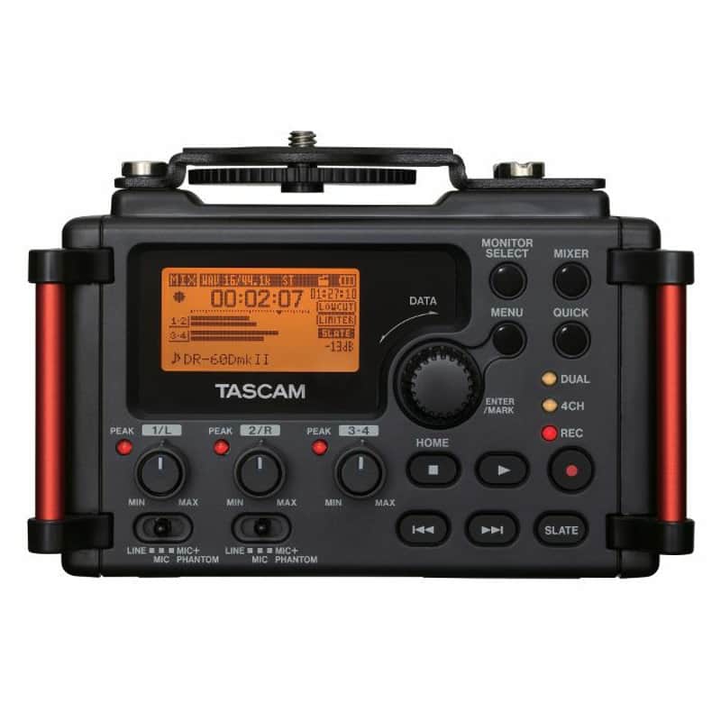 Tascam DR-60DMK2 4-Track Audio Recorder For DSLR Cameras image 1