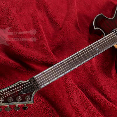 B.C. Rich Mockingbird Extreme Exotic with Floyd Rose Left Hand EXMGFRBCBLH 2020 Black Cherry Burst image 4