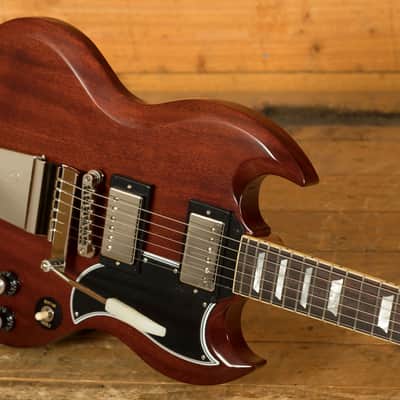 Epiphone Inspired By Gibson Custom 1964 SG Standard w/Maestro Vibrola Reissue | Cherry Red image 5