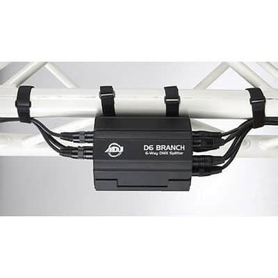 American DJ D6-Branch DMX Splitter & Amplifier, Clamp Mount & Straps included image 2