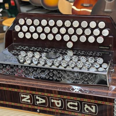 Zupan Alpe II D Steirische Accordion G-C-F – Palisander – Helikon Bass – Excellent Condition image 2