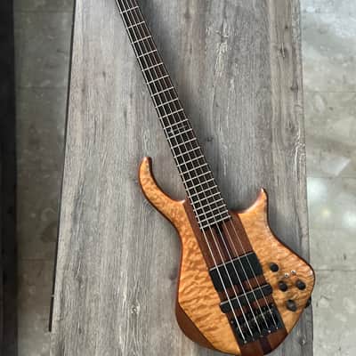 Warrior Signature 5 String Bass 2000s - Natural image 2