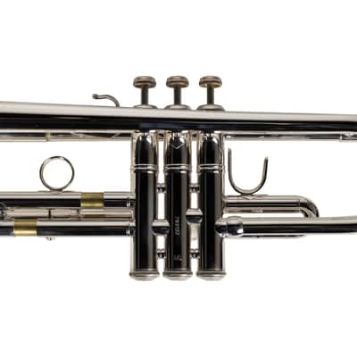 Bach 170S43GYR Professional Bb Trumpet - Reverse Leadpipe - Silver Plated image 3