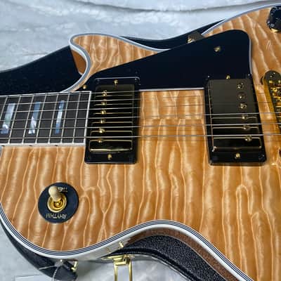 NEW! Gibson Dealer Select Custom Shop Les Paul Custom AAAAAAA Quilt - 7AQ! - Natural - SO MUCH DEPTH and MOVEMENT! - 9.7 lbs - Authorized Dealer - G07564 image 12