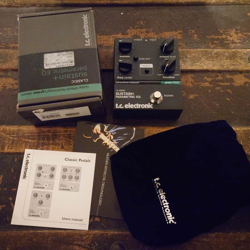 2000s TC Electronic Classic Sustain + Parametric EQ Black