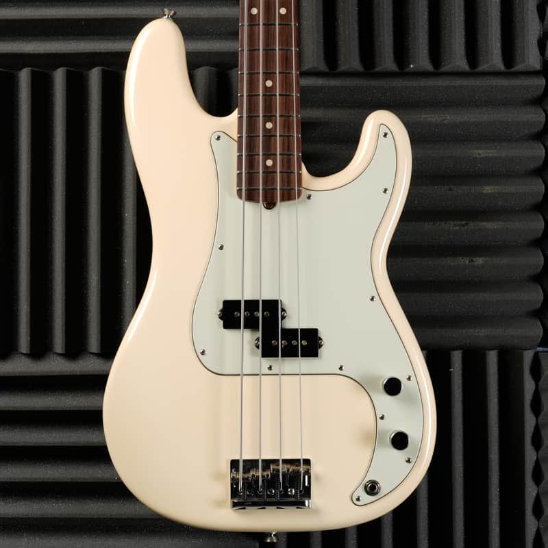Fender American Professional Precision Bass with Rosewood Fretboard 2017 - Olympic White image 1