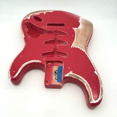MJT Stratocaster Body Alder Relic Nitro USA Light bb544 image 4