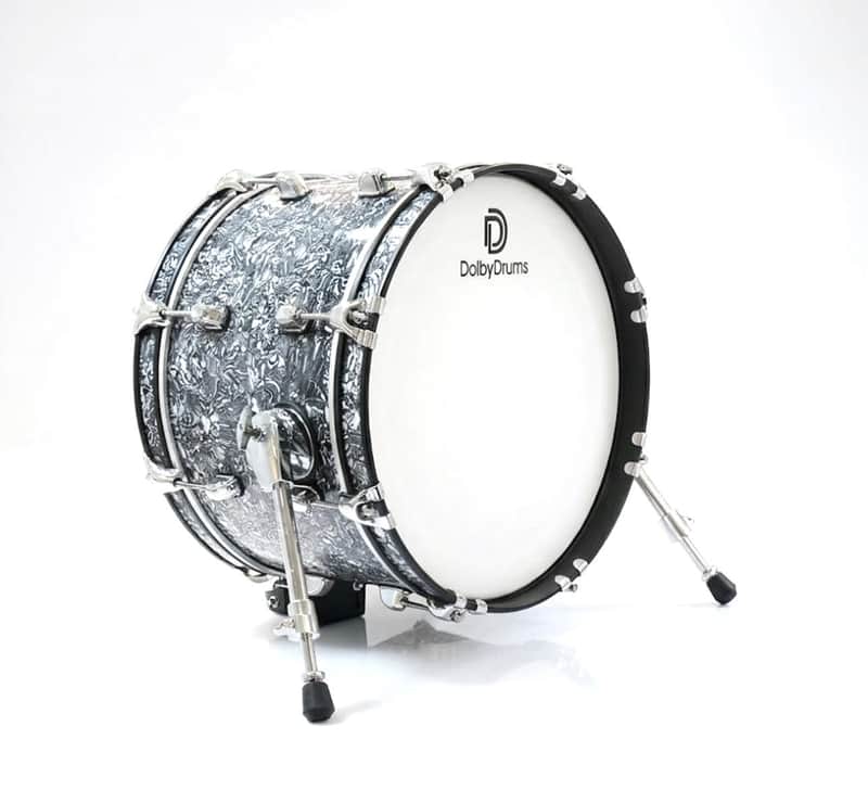 Dolby 16” x 10” Electronic Kick Drum Black Abalone Bass for Roland Alesis HX image 1