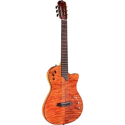 Cordoba Stage Nylon-String Electric Guitar - Natural Amber image 3