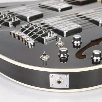 2011 Warwick Custom Shop Starbass SC Double Neck Bass Leland Sklar #38745 image 19