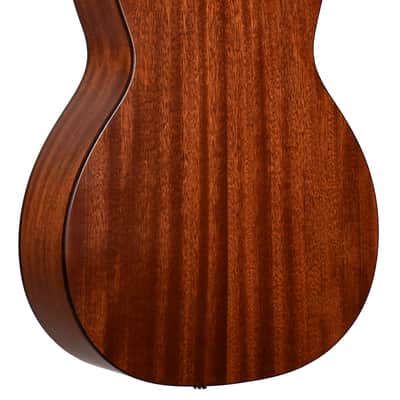 Teton STP103NT 103 Series Solid African Mahogany Top Parlor Shape 6-String Acoustic Guitar - Natural image 2