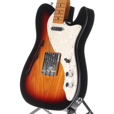 Fender Certified Pre-Owned Vintera II '60s Telecaster Thinline, Maple Fingerboard, 3-Color Sunburst (Q3) (87952) image 4
