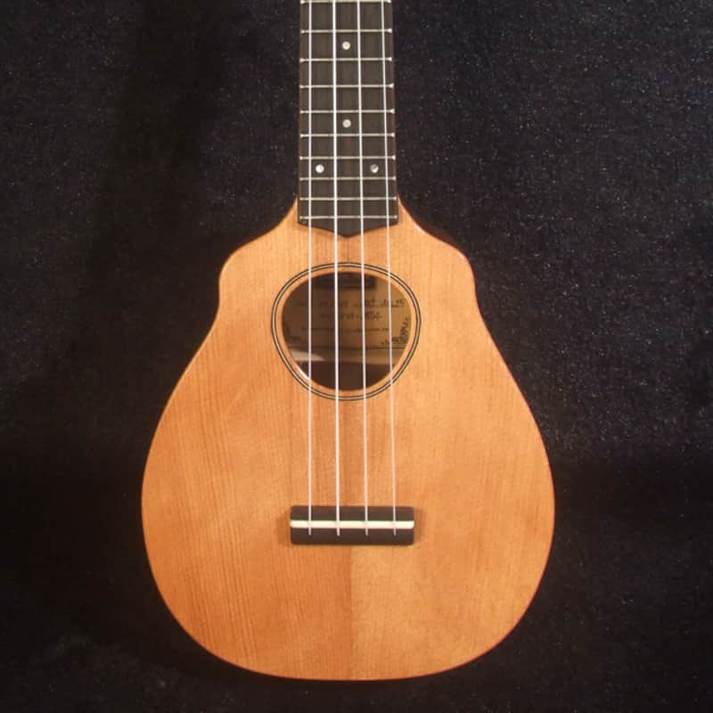 Handmade Sopranissimo/ Pocket Ukulele, Solid Spruce & Acacia, MOP Inlay, Bruce Wei UN11-2004 image 1