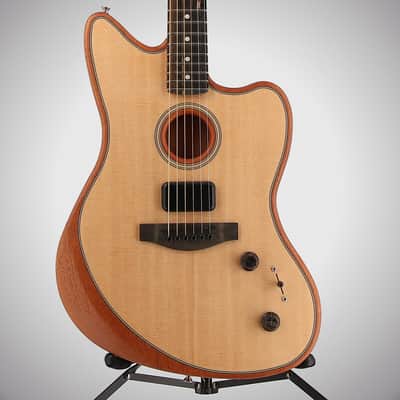 Fender Certified Pre-Owned American Acoustasonic Jazzmaster, Natural, Ebony Fingerboard (K13) (9684A) image 1