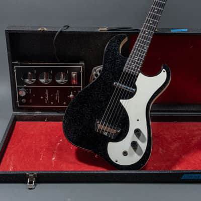 Silvertone 1448 w/ Amp-in-Case 1900, Black Sparkle image 6