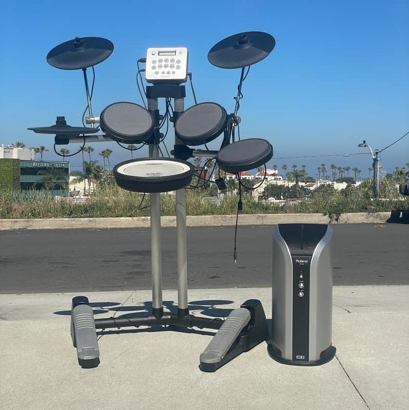 Roland HD-3 V-Drums Lite Electronic Drum Set 2010s - Black image 1