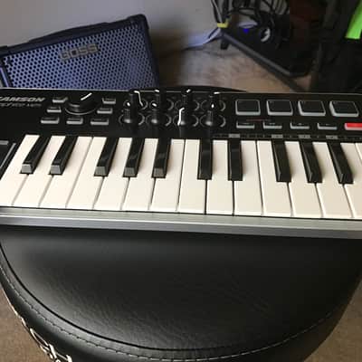 Samson Graphite M25 Mobile Mini USB MIDI Controller 2010s - Black/White image 3
