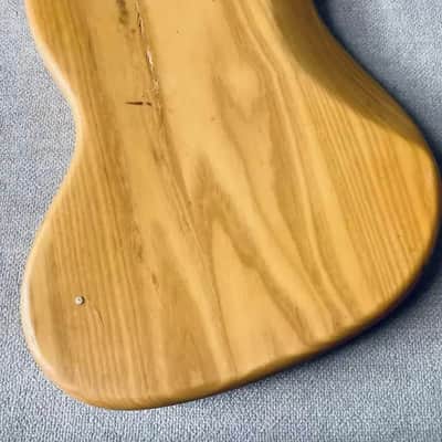 Ash Wood 4 String Jazz J Bass Style Body image 8