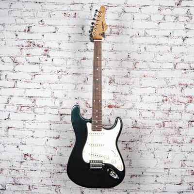 Latitude - S Style Electric Guitar, Dark Green Metallic - x7168 - USED image 2