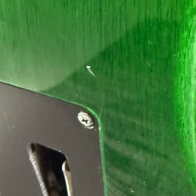 Brian Moore i9.13 Guitar - Quilt Transparent Green 2003 image 6