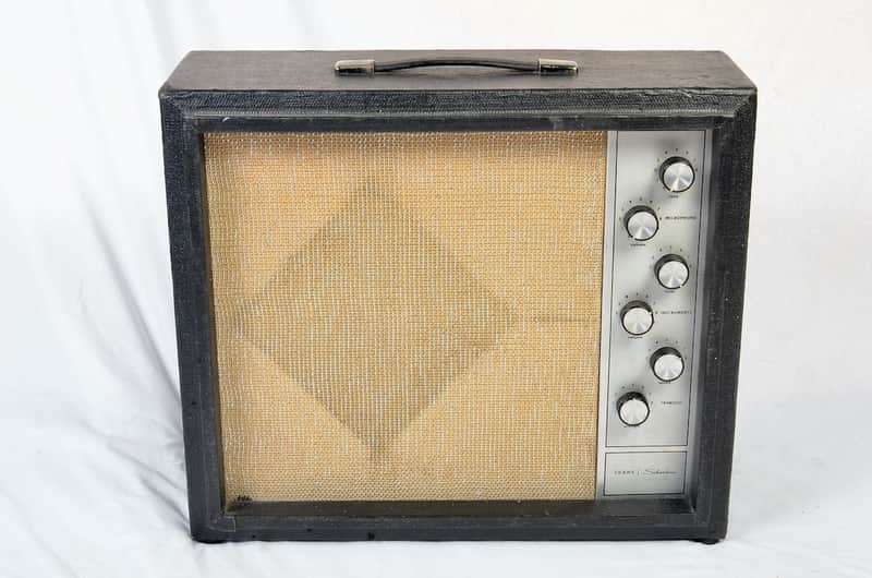 Silvertone Model 1482 5-Watt 1x12 Guitar Combo 1960s - Black image 1