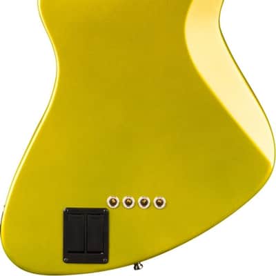 Fender American Ultra II Meteora Bass 4-String Bass Guitar, Maple Fingerboard, Solar Flare image 3