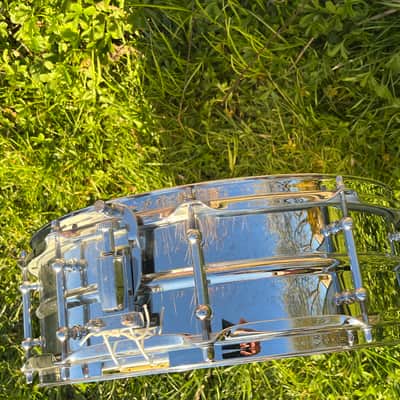 Ludwig Supralite 15x5 Snare Drum – Rare Size – Excellent Condition image 3