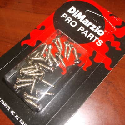 Dimarzio Phillips Head Pickguard, Backplate Screws (24) - CHROME